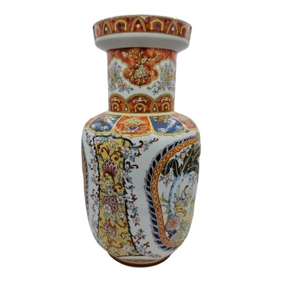 Vintage Beken Chinese Mythical Fu Dog Large Glass Vase - Picture 9 of 16
